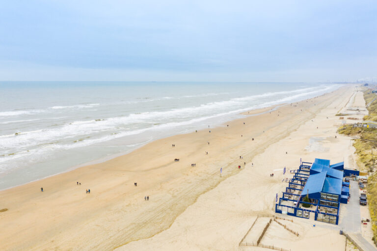 Noordzee voor de Nederlandse kust bij Zandvoort