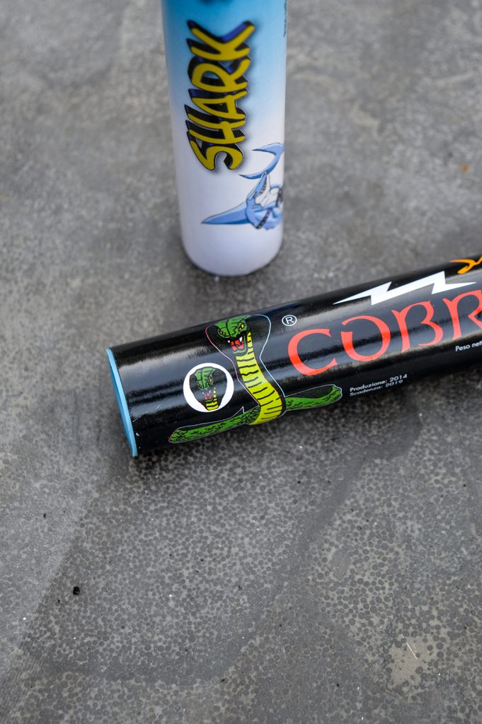 Cobra's in Amsterdam, voorbeeld van zwaar illegaal vuurwerk